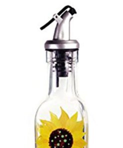 Alternative view of Grant Howard Glass Sunflower Oil & Vinegar Bottle 16 oz.