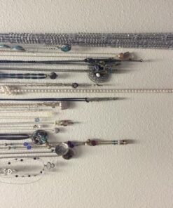 Huji Wall Mount Tie and Belt Rack Organizer, White (1 Pack) 1 35 51yNBM2Xr8L