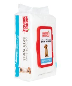 Nature's Miracle Deodorizing Bath Wipes for Dogs 23 51yT3qNTqWL