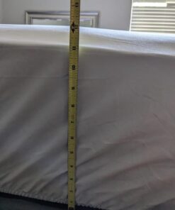 Utopia Bedding Quilted Fitted Mattress Pad (King) - Elastic Fitted Mattress Protector - Mattress Cover Stretches up to 16 Inches Deep - Machine Washable Mattress Topper White King 42 51yT4c30nEL