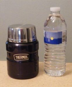 THERMOS Stainless King Vacuum-Insulated Food Jar with Spoon, 16 Ounce, Midnight Blue Red 51 51yUu1Vc0BL