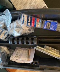 Rolling Tool Box with Wheels, Foldable Comfort Handle, and Removable Top – Toolbox Organizers and Storage by Stalwart 61 51yddg9btL