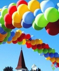 King's deal 12 Inch 100(10color x 10) Party Balloons Wedding, Birthday Party, Baby Shower, Christmas Party Decorations Balloon 28 51yjod3t5hL