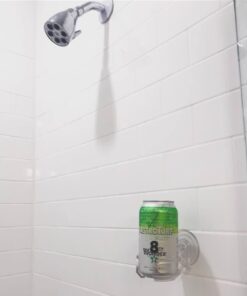 Portable Cupholder Suction Caddy for Shower Beer & Bath Wine | American-Made Clear Holder | The Original SipCaddy 33 51ylLqZ03L 2