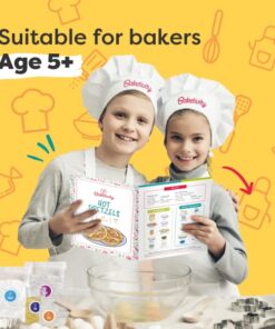 Pretzel Making Kit - Real Cooking Set for Kids Ages 5-12+ with Recipe and Ingredients - Kids Baking Set for Girls & Boys - Great Gift for Family Bonding Baketivity Kit Pretzel 17 51ymGLep0XL
