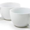 Norpro My Favorite Jumbo Porcelain Mugs, Set of 2, White 2 Count (Pack of 1) 6 51ynvU8uTL