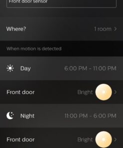 Philips Hue Smart Motion Sensor (Installation-Free Exclusive for Philips Hue Lights), White, Model:473389 43 51yoLJ0RebL