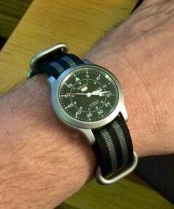 SEIKO Men's SNK809 5 Automatic Stainless Steel Watch with Black Canvas Strap 64 51ypofn5DL