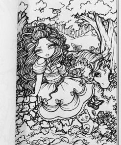 Mermaids, Fairies, & Other Girls of Whimsy Coloring Book: 50 Fan Favs 55 51yubz6olhL