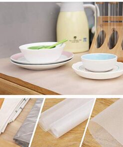 HityTech 6 Pack Refrigerator Liners, Washable Refrigerator Mats Liners Waterproof Fridge Pads Mat Shelves Drawer Table Mats 17 3/4" x 11 3/4" - All 6 Clear 6 Pcs - All Transparent 10 51yuyqP9iJL