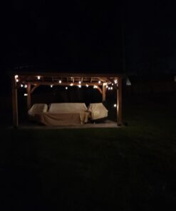 Brightech Ambience Pro Solar Powered Outdoor String Lights, 48 Ft Commercial Grade Waterproof Patio Lights, 15 Edison Bulbs, Shatterproof LED Chirstmas Solar String Lights - 1W LED, Soft White 48 Feet 38 51z69QqjoIL