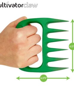 Bear Paws Cultivator Claw - Ergonomic Gardening Tools - Hand Held Garden Tool - Hand Rake - Strong Nylon Weeder - Manual Weeding, Aerating, Cultivating… green 12 51zJRgc9FpL