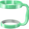 F-32 Handle - 19 COLORS - 30oz Size - Compatible with 30 oz YETI and 30 oz. OZARK TRAIL Tumbler Travel Mug (30OZ, SEAFOAM GREEN) 30ozSeafoam Green / Groovy Green 30.0 ounces 15 51zL4aaL3L