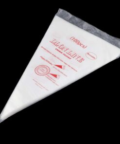 Alternative view of DLOnline 200 Pcs Disposable Cream Pastry Bag Cake Icing Piping Decorating Tool Cupcake Decorating Piping Icing Bag (Red) Red