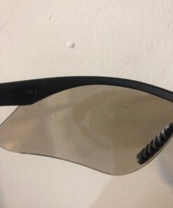 Amazon Basics Anti-Scratch Safety Glasses, UV-Resistant, Indoor/Outdoor Clear Mirror Lens, 3-Count Black & Clear 25 51zOXI ABhL