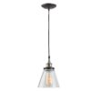 Globe Jackson 1-Light Pendant, Antique Brass, Bronze Accent, Glass Shade,64750 34 51zRD17U7rL