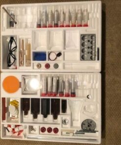 Thames & Kosmos Chem C3000 (V 2.0) Chemistry Set | Science Kit with 333 Experiments & 192 Page Lab Manual, Student Laboratory Quality Instruments & Chemicals, Multi, 21.3" Large x 7.2" W x 14.6" H (640132) 30 51zfDWA1s7L