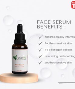 VoilaVe Vitamin C Serum For Face with Hyaluronic Acid | Brightening & Hydrating Serum | Remove Fine Lines Wrinkles & Anti-Aging Serum | Helps to Rebuild Collagen | Airless Pump | As Seen On TV- 1 Oz 27 51zgs17tWML