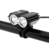 SecurityIng Waterproof 700 Lumens LED Bicycle Light 4 Modes Super Bright Bike Lamp Headlight + 8.4V Rechargeable Battery Pack + Charger for Camping, Cycling, Hiking, Riding 6 51zvnrEmrL