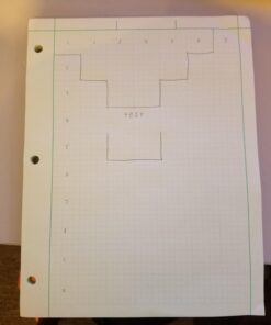 Amazon Basics Engineering Computation Pad, 8.5" x 11", Quad/Margin Rule, 100 Sheets 23 61 1vUb5FuL