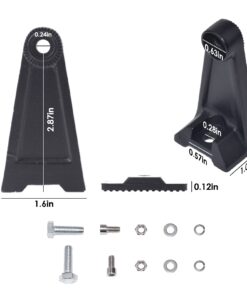 Alternative view of Eyourlife LED Light Bar Side Mounting Brackets with Rubber Pads, Universal Fit Metal Side Brackets Kit with Bolts, Sturdy Light Mounting Replacement for Rigid or Curve Light Bars for Jeep Truck & SUV