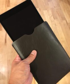 Dockem Executive Sleeve for iPad Mini 6, 5, 4, 3, 2, 1: Premium Synthetic Leather Tablet Case: Slim, Microfiber Lined, Professional, Protective Cover (Dark Brown) iPad Mini 1, 2, 3, 4 & 5 Dark Brown 36 61 4NvwN3jL 2