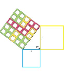 Alternative view of Magformers Pythagoras Set (47 Piece) Magnetic Building Blocks, Educational Magnetic Tiles Kit , Magnetic Construction STEM Set