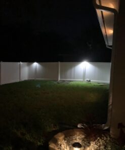 InnoGear Solar Gutter Lights, 24 LEDs Solar Motion Sensor Lights IP65 Waterproof Solar Outdoor Lights Solar Wall Lights Security Lighting for Yard Porch Patio, Pack of 4 51 61 5Pod8fWL