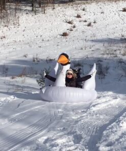 Intex Mega Swan, Inflatable Island, 76.5" X 60" X 58" Mega Float Ride-On 35 61 749s4epL