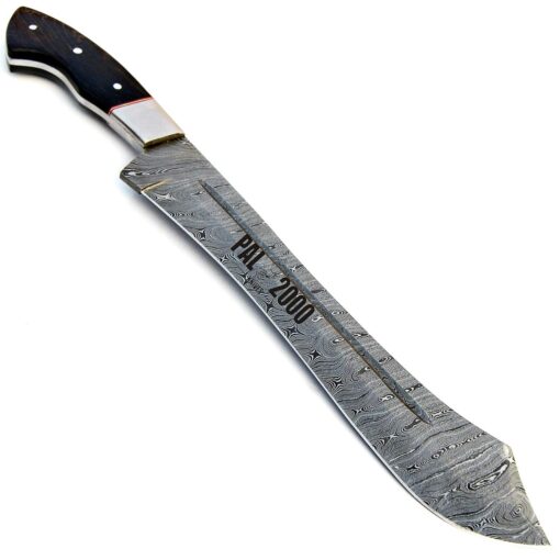 SGPM-9368, Custom Handmade Damascus Steel 18 Inches Knife - Venge Wood Handle