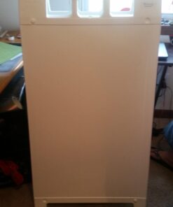 Plasticade Signicade Portable Storable Folding Heavy Duty Plastic A Frame Double Sided Sidewalk Sign with Locking Hinges, White 1 Pack 25 61 8z9c 04L