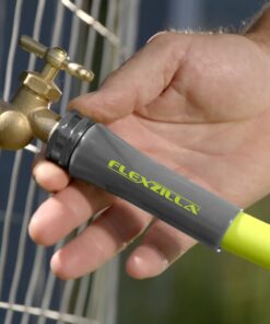 Flexzilla Garden Hose 5/8 in. x 100 ft., Heavy Duty, Lightweight, Drinking Water Safe, ZillaGreen - HFZG5100YW-E 5/8" x 100' (feet) 32 61 9xwcP0LL