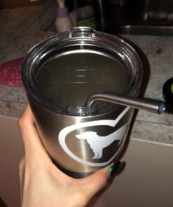 SipWell Extra Long Stainless Steel Drinking Straws Set of 4, metal Straws reusable for 30 oz Tumbler and 20 0z Tumbler, | Fits all Yeti SIC Simple Modern Tumblers, Cleaning Brush Included. 10 Inches Long - 6mm 31 61 A76ZOQL