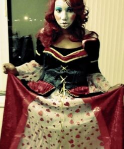 Forum Novelties womens Alice in Wonderland Costume Queen Of Hearts, Red, Standard US 25 61 AePPzz4L
