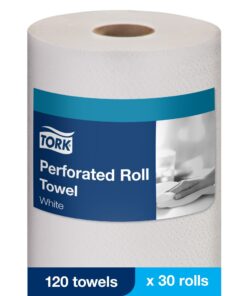 Tork Handi-Size Perforated Roll Towel White, Certified Compostable, 30 x 120 Towels, HB9201 Small Paper Towel 11 61 BlmQxVRL