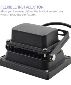 GLW 12V AC or DC LED Flood Light,10W Mini IP65 Waterproof Outdoor Light,900LM,6000K,Daylight White Security Light,80W Halogen Bulb Equivalent Daylight White (10W) 26 61 C10V1wL