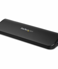 StarTech.com Dual Monitor USB 3.0 Laptop Docking Station with HDMI/DVI/VGA, 3x USB-A Hub, GbE, Audio, Universal Type-A Dock for Windows/macOS/ChromeOS - TAA Compliant (USB3SDOCKHDV) 15 61 CDpdupcL