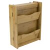 Bamboo Key and Mail Organizer For Wall ( Natural), By Home Basics | Mail Shelf Organizer With 6 Interior Key Hooks | Dual Compartment Small Mail Holder 8.2"x 3.5 "x 10.5 " 6 61 Ci6IbH0L