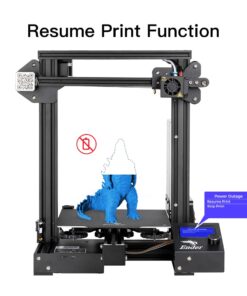 Creality Ender 3 Pro 3D Printer with Removable Magnetic Build Surface and Branded Power Supply, New Y-axis and Upgraded Extruder Design Print Size 8.6 x 8.6X 9.8inch Ender-3 Pro 53 61 CuA5VL4L