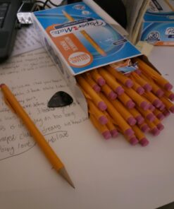 Paper Mate Mechanical Pencils, SharpWriter Pencils, 0.7mm, HB 2, Yellow, 36 Count 28 61 DN4NbMPL