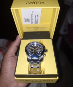 Invicta Men's Pro Diver Collection Chronograph Watch 48mm Silver & Blue 28 61 E95Y sL 1