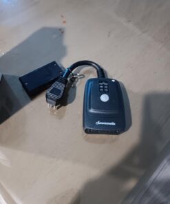 DEWENWILS Light Sensor Timer Waterproof, Plug in Timer Switch, 100 ft Range Remote Control with 2 Grounded Electrical Outlets for Outdoor String Lights, 15A 1/2HP UL Listed 34 61 FYeAZNQL