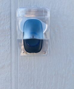 SadoTech Wireless Doorbell for Home - Battery Operated, 1000 Feet, Wireless Door Bell w/LED Flash, 1 push button + 1 receiver, Matte Black 33 61 HCrU090L