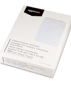 Amazon Basics Catalog Mailing Envelopes, Peel & Seal, 10x13 Inch, White, 100-Pack 10 x 13 16 61 HK2TNA7S