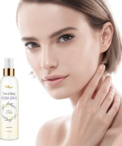 Deluvia Hydra Spray, Moisturizing Body Spray and Face Mist with Essential Oils, Organic Aloe Vera, Dead Sea Salts, Provitamin A, Vitamin C. Alcohol Free, Paraben Free. (Vanilla Lavender) Vanilla Lavender 12 61 KHVyOYGL