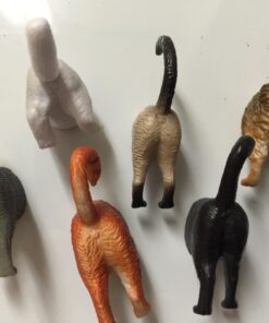 Kikkerland Magnetic Funny Cat Butt Refrigerator Decorative Magnets, Set of 6, Novelty Gift, Cat Lovers 34 61 LNvUSY9L