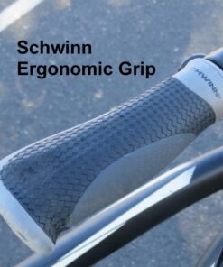 Schwinn Ergonomic Comfort Bike Grips, Fits Most Standard Bicycle Handlebars, Provide Extra Comfort and Improved Grip, Bike Parts and Accessories Black 44 61 LkYm9KkL