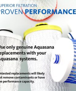 Alternative view of Aquasana Replacement Filter Cartridge for Countertop Water Filtration System - Removes Up To 97% of Chlorine & 99% of 77 Contaminants - Filtration for Clean Tasting Water from Kitchen Faucet- AQ-4035 1 Count (Pack of 1)