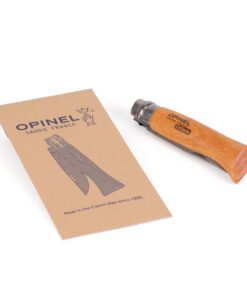 Opinel No.08 Carbon Steel Folding Pocket Knife with Beechwood Handle, Brown (2540089) No. 8 40 61 N9BjE44L