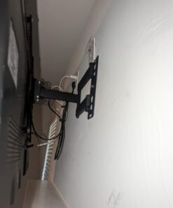 Mounting Dream UL Listed TV Wall Mount for Most 26-55 Inch TVs, Full Motion TV Mount with Perfect Center Design, Articulating Wall Mount TV Bracket Swivel and Tilt, Max VESA 400x400mm, Up to 77LBS 41 61 QEAQsKFL